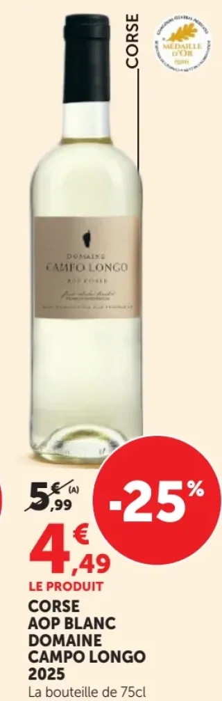 Domaine Campo Longo Corse AOP Blanc