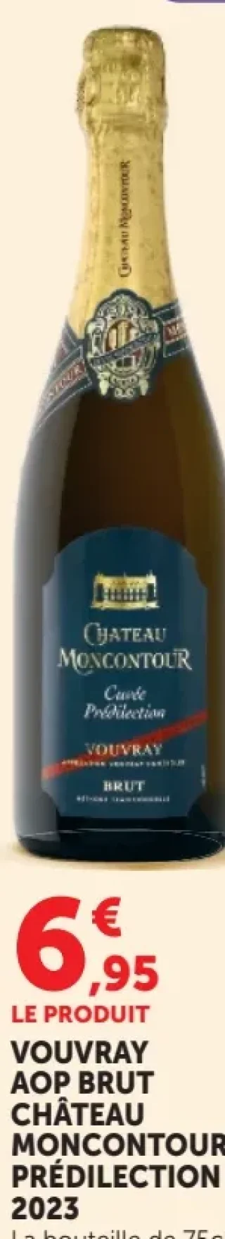 Vouvray AOP Brut Château Moncontour Prédilection