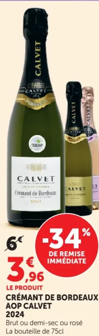 Crémant de Bordeaux AOP Calvet
