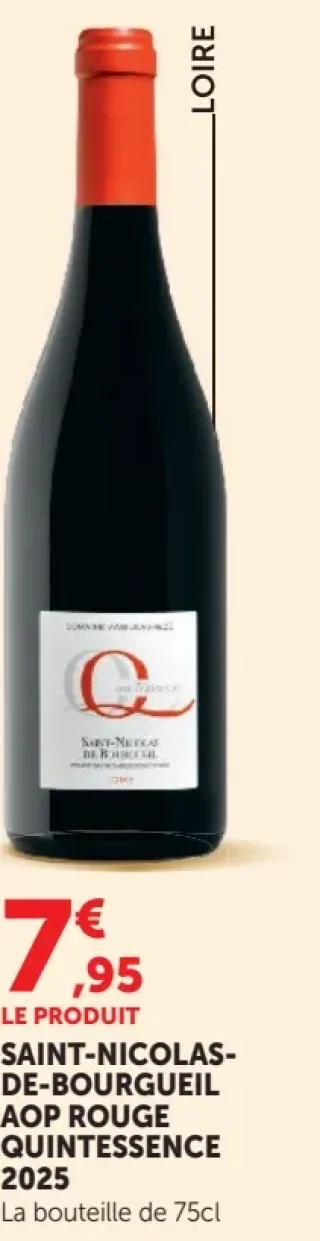 SAINT-NICOLAS-DE-BOURGUEIL AOP ROUGE QUINTESSENCE