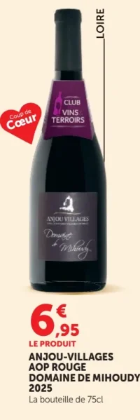 ANJOU-VILLAGES AOP ROUGE DOMAINE DE MIHOUDY