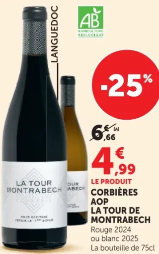 Corbières AOP La Tour de Montrabech
