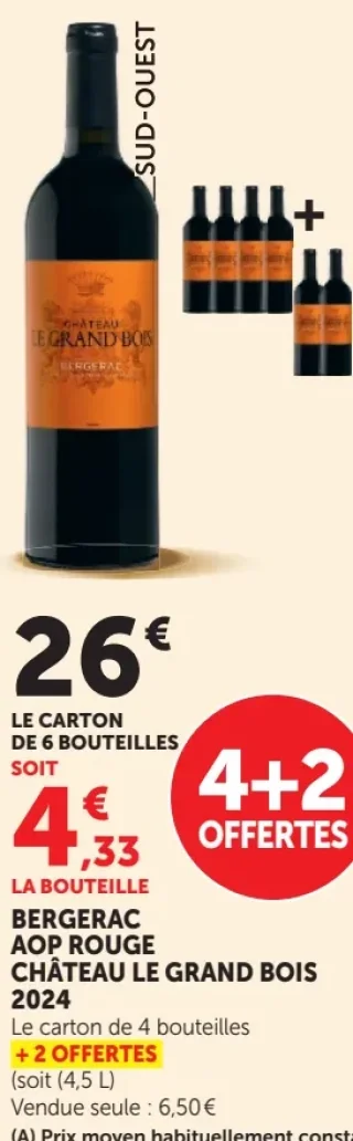 Château Le Grand Bois 2024 Bergerac AOP Rouge