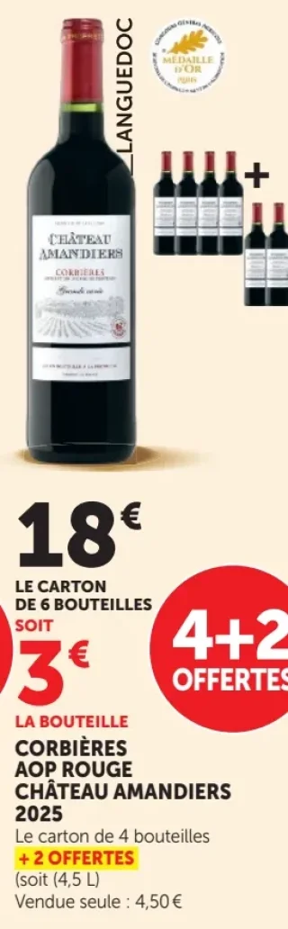 Château Amandiers 2025 Corbières AOP Rouge
