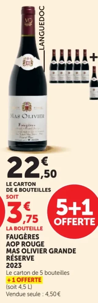 Mas Olivier Grande Réserve 2023 Faugères AOP Rouge