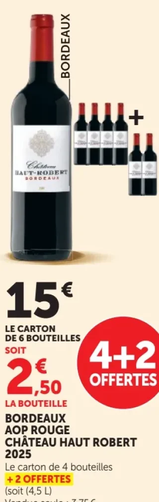 Château Haut Robert 2025 Bordeaux AOP Rouge