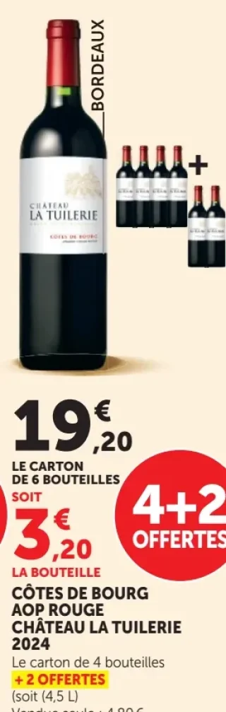 Château La Tuilerie 2024 Côtes de Bourg AOP Rouge