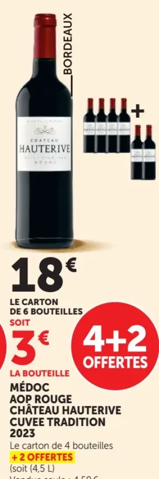 Château Hauterive Cuvée Tradition 2023 Médoc AOP Rouge