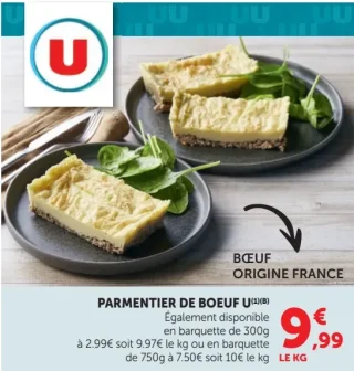 Parmentier de boeuf U