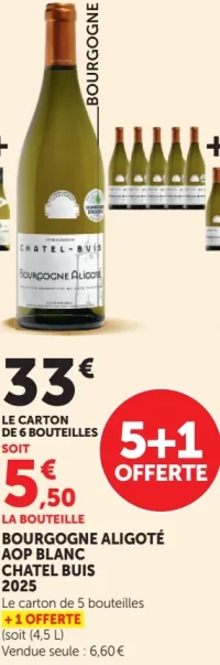 Bourgogne Aligoté AOP Blanc Châtel-Buis