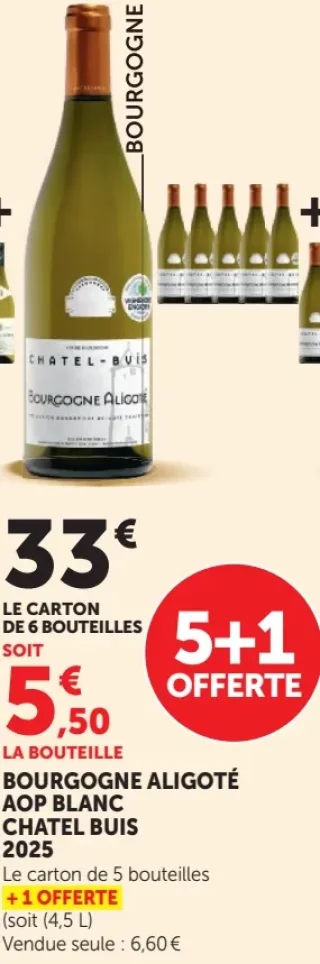 Bourgogne Aligoté AOP Blanc Châtel-Buis