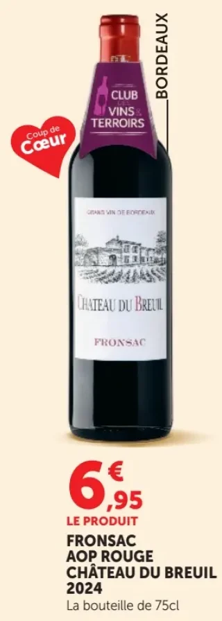 CHÂTEAU DU BREUIL FRONSAC AOP ROUGE 2024