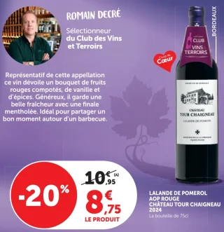 CHÂTEAU TOUR CHAIGNEAU LALANDE-DE-POMEROL AOP ROUGE 2024