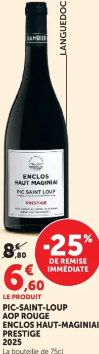 Pic-Saint-Loup AOP Rouge Enclos Haut-Maginiai Prestige