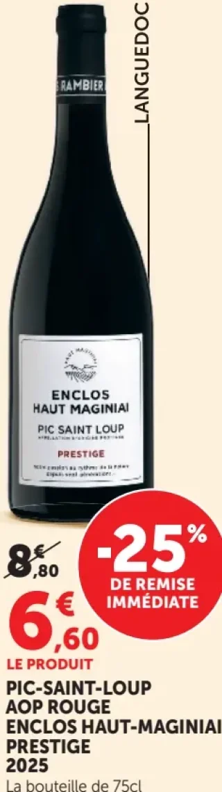 Pic-Saint-Loup AOP Rouge Enclos Haut-Maginiai Prestige