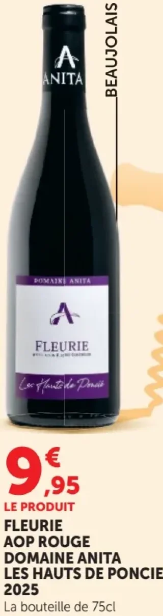 FLEURIE AOP ROUGE DOMAINE ANITA LES HAUTS DE PONCIE 2025