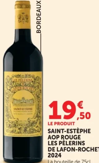 Les Pèlerins de Lafon-Rochet Saint-Estèphe AOP Rouge 2024