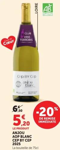 Anjou AOP Blanc Cep BY Cep