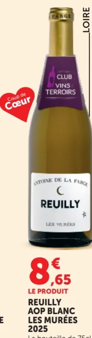 REUILLY AOP BLANC LES MURÉES 2025