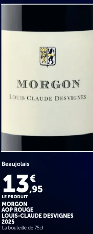 Morgon AOP Rouge Louis-Claude Desvignes