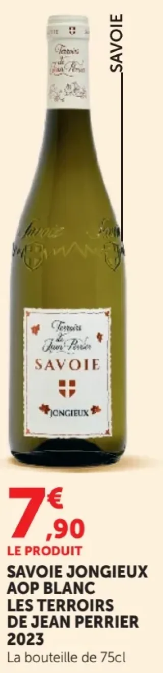 Savoie Jongieux AOP Blanc Les Terroirs de Jean Perrier 2023