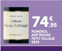 Pomerol AOP Rouge Petit-Village 2019