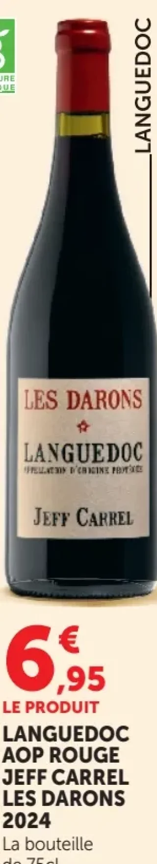 Languedoc AOP Rouge Jeff Carrel Les Darons 2024