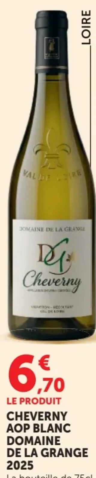 Domaine de la Grange Cheverny AOP Blanc