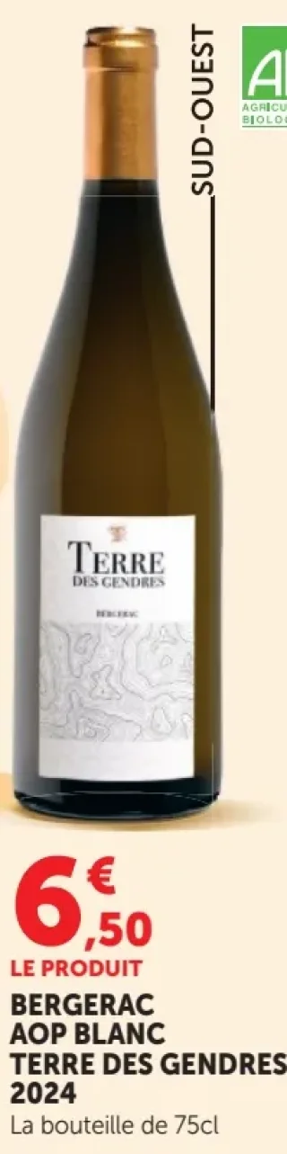 Bergerac AOP Blanc Terre des Gendres