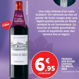 CHÂTEAU DU BREUIL 2024 FRONSAC AOP ROUGE
