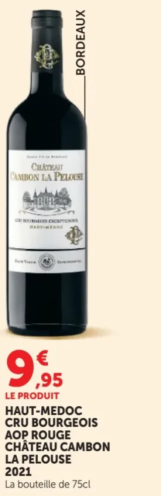 Château Cambon La Pelouse 2021 Haut-Médoc Cru Bourgeois AOP Rouge