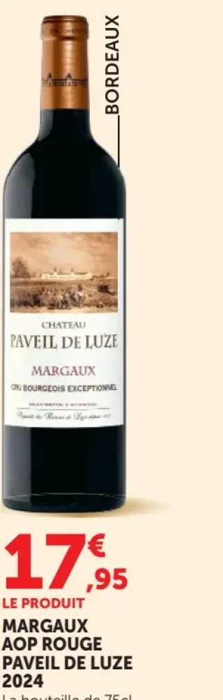 Paveil de Luze 2024 Margaux AOP Rouge