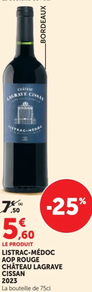 Château Lagrave Cissan 2023 Listrac-Médoc AOP Rouge