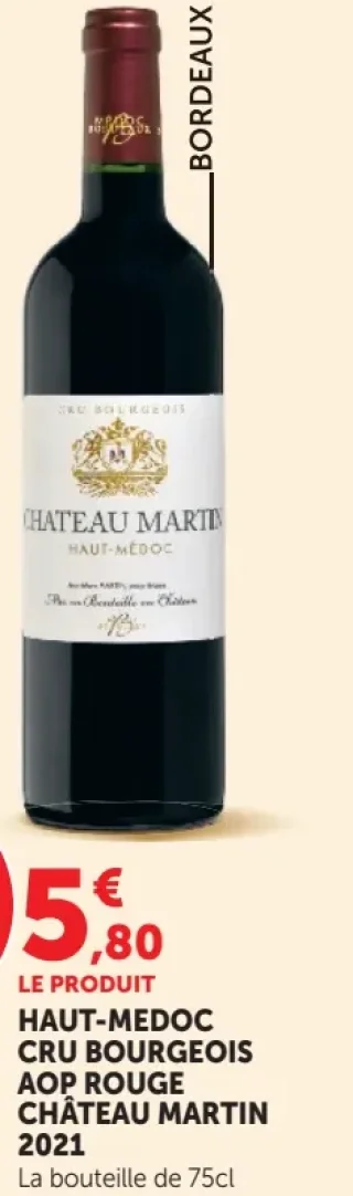 Château Martin 2021 Haut-Médoc Cru Bourgeois AOP Rouge