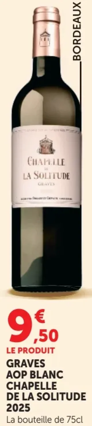 Graves AOP Blanc Chapelle de la Solitude 2025