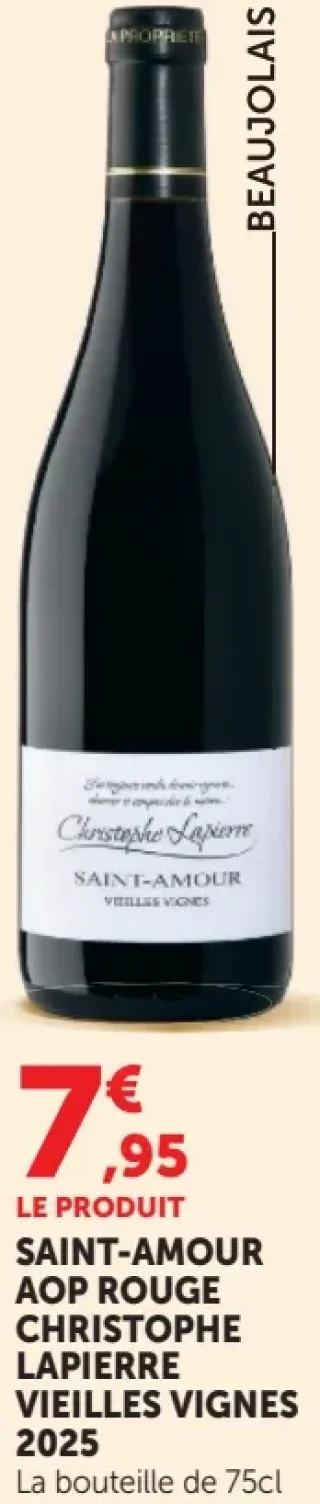 SAINT-AMOUR AOP ROUGE CHRISTOPHE LAPIERRE VIEILLES VIGNES 2025