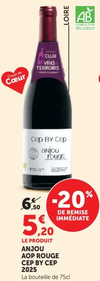 ANJOU AOP ROUGE CEP BY CEP 2025