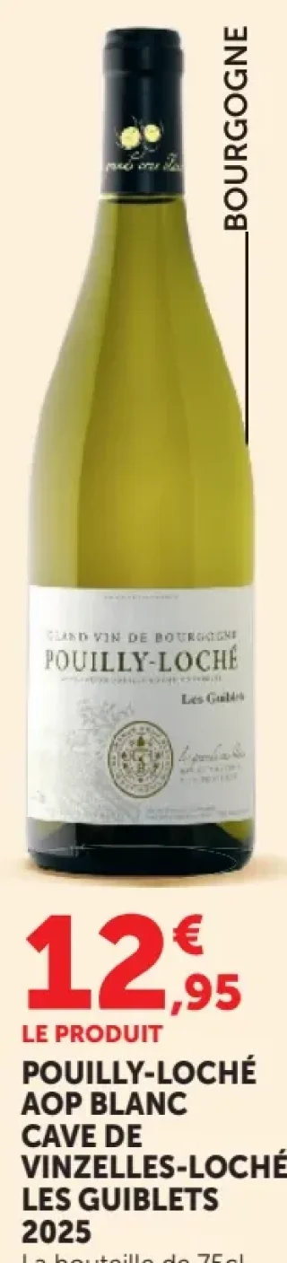 Pouilly-Loché AOP Blanc Cave de Vinzelles-Loché Les Guiblets 2025