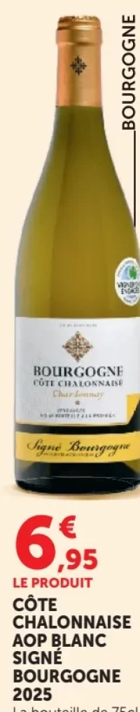 Côte Chalonnaise AOP Blanc Signé Bourgogne 2025