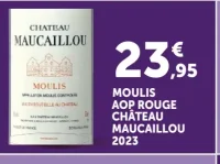 Moulis AOP Rouge Château Maucaillou 2023