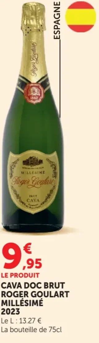 Cava DOC Brut Roger Goulart Millésimé 2023