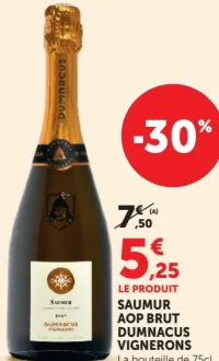 Saumur AOP Brut Dumnacus Vignerons