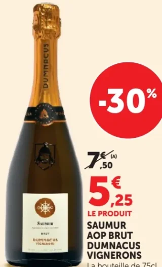 Saumur AOP Brut Dumnacus Vignerons