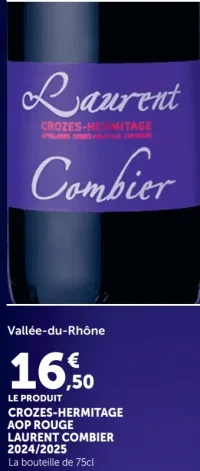 CROZES-HERMITAGE AOP ROUGE LAURENT COMBIER 2024/2025