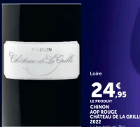 Chinon AOP Rouge Château de La Grille 2022