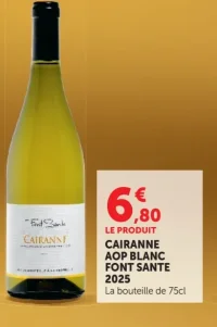 Cairanne AOP Blanc Font Sante 2025