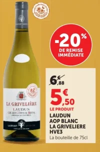 Laudun AOP Blanc La Grivelière HVE3