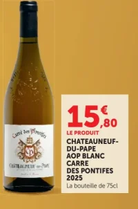Châteauneuf-du-Pape AOP Blanc Carré des Pontifes 2025