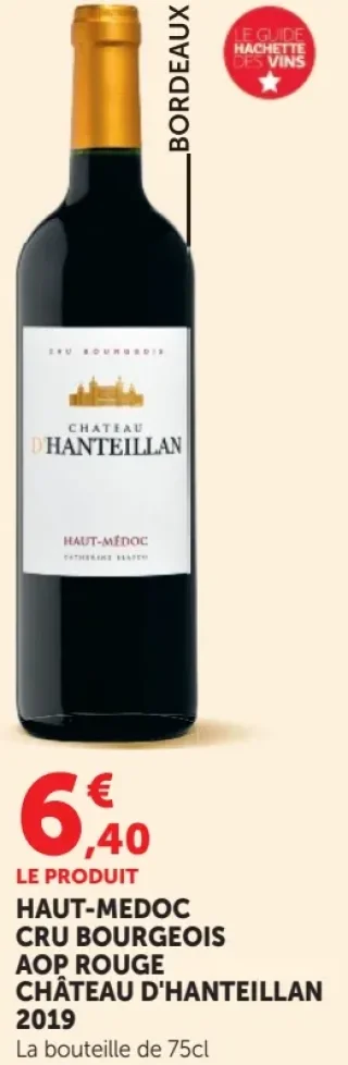 Château d'Hanteillan Haut-Médoc Cru Bourgeois AOP Rouge 2019