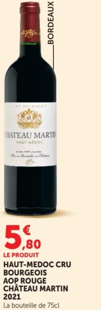 Château Martin Haut-Médoc Cru Bourgeois AOP Rouge 2021